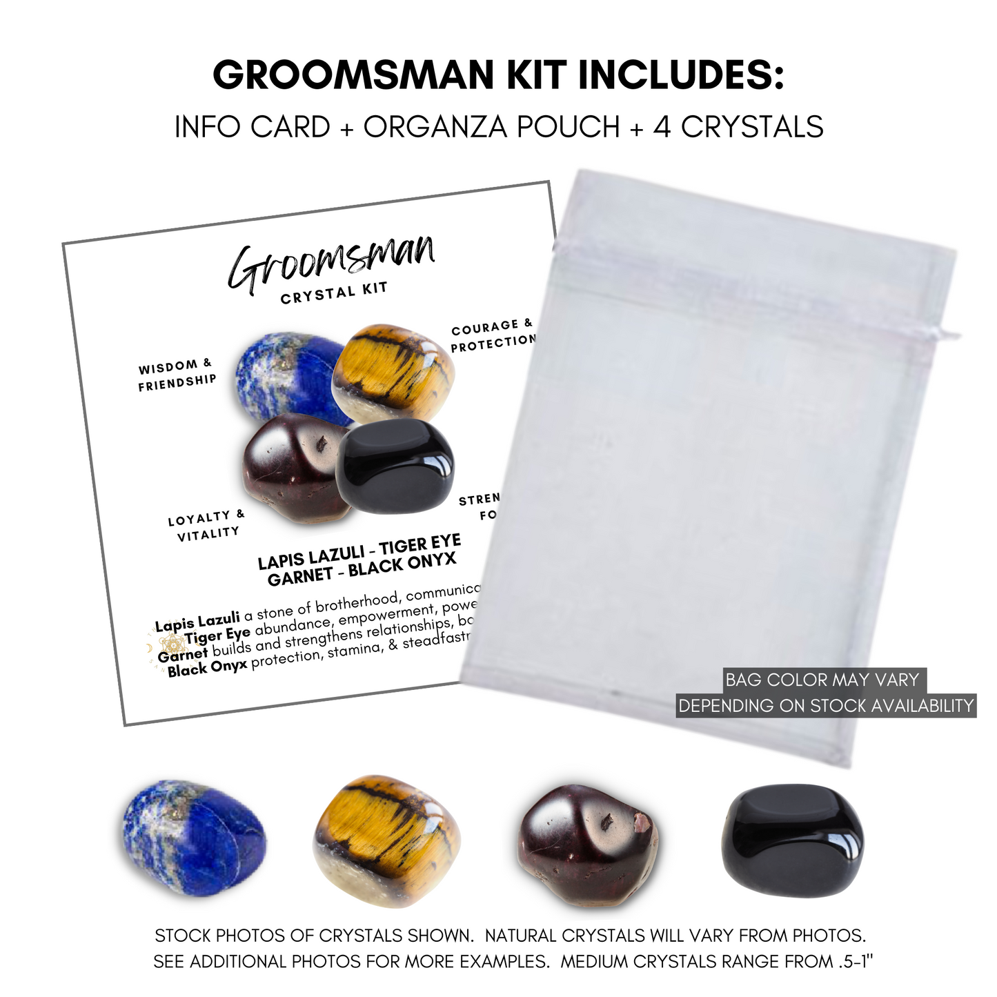 Groomsman Crystal Kit