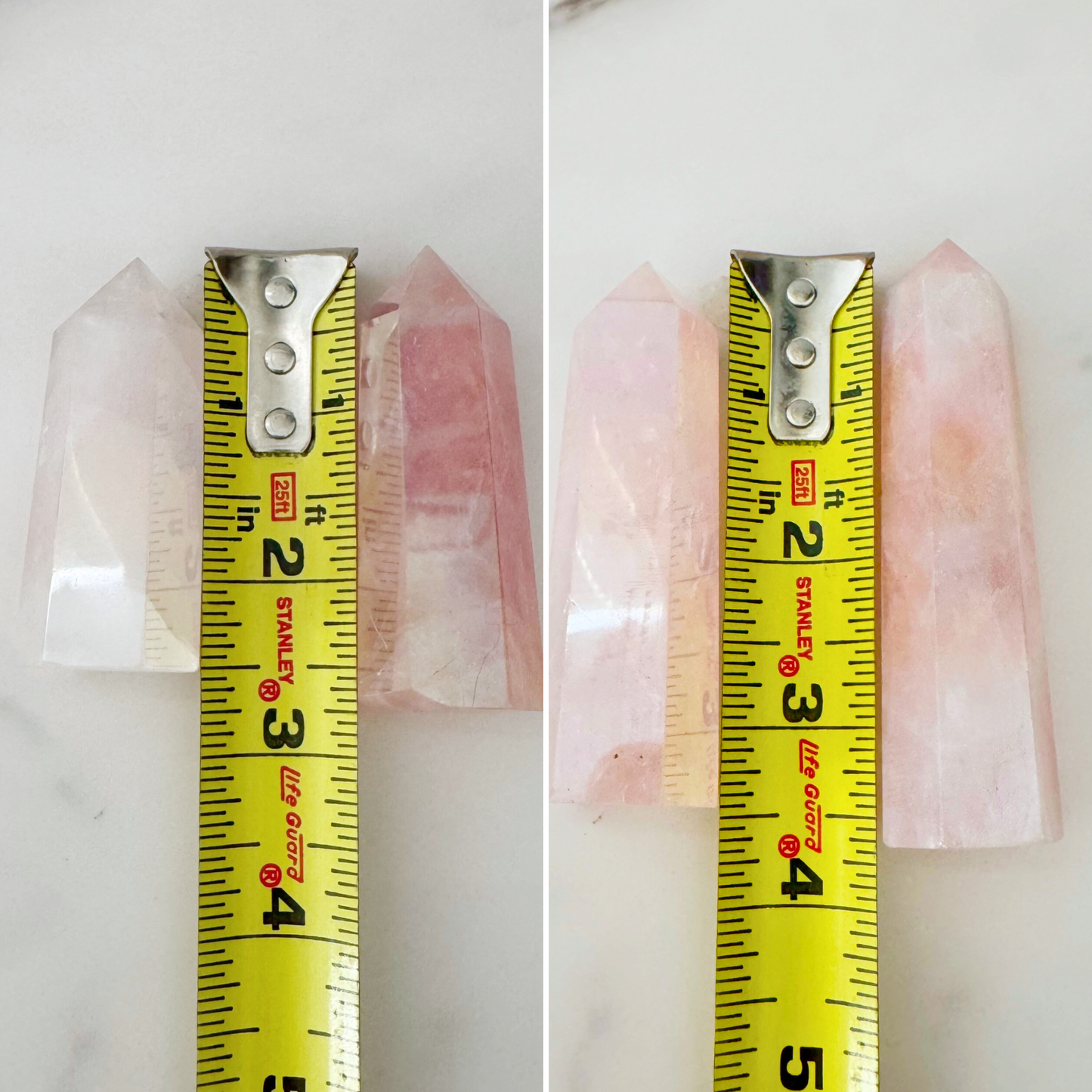 Angel Aura Rose Quartz Polished Point