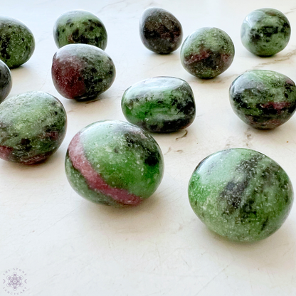 Ruby Zoisite Tumbled Stones