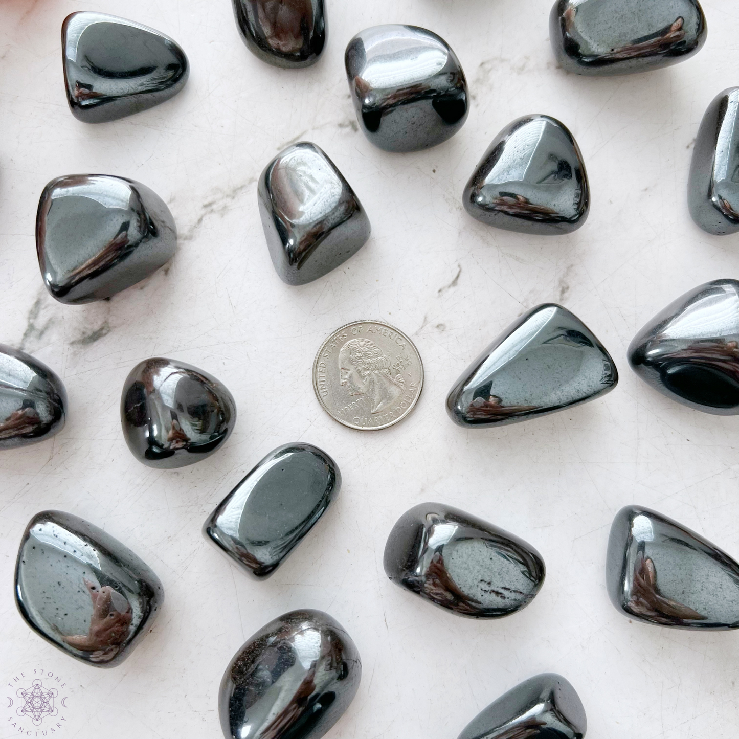 Hematite Tumbled Stones