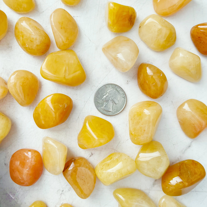 Yellow Aventurine Tumbled Stones