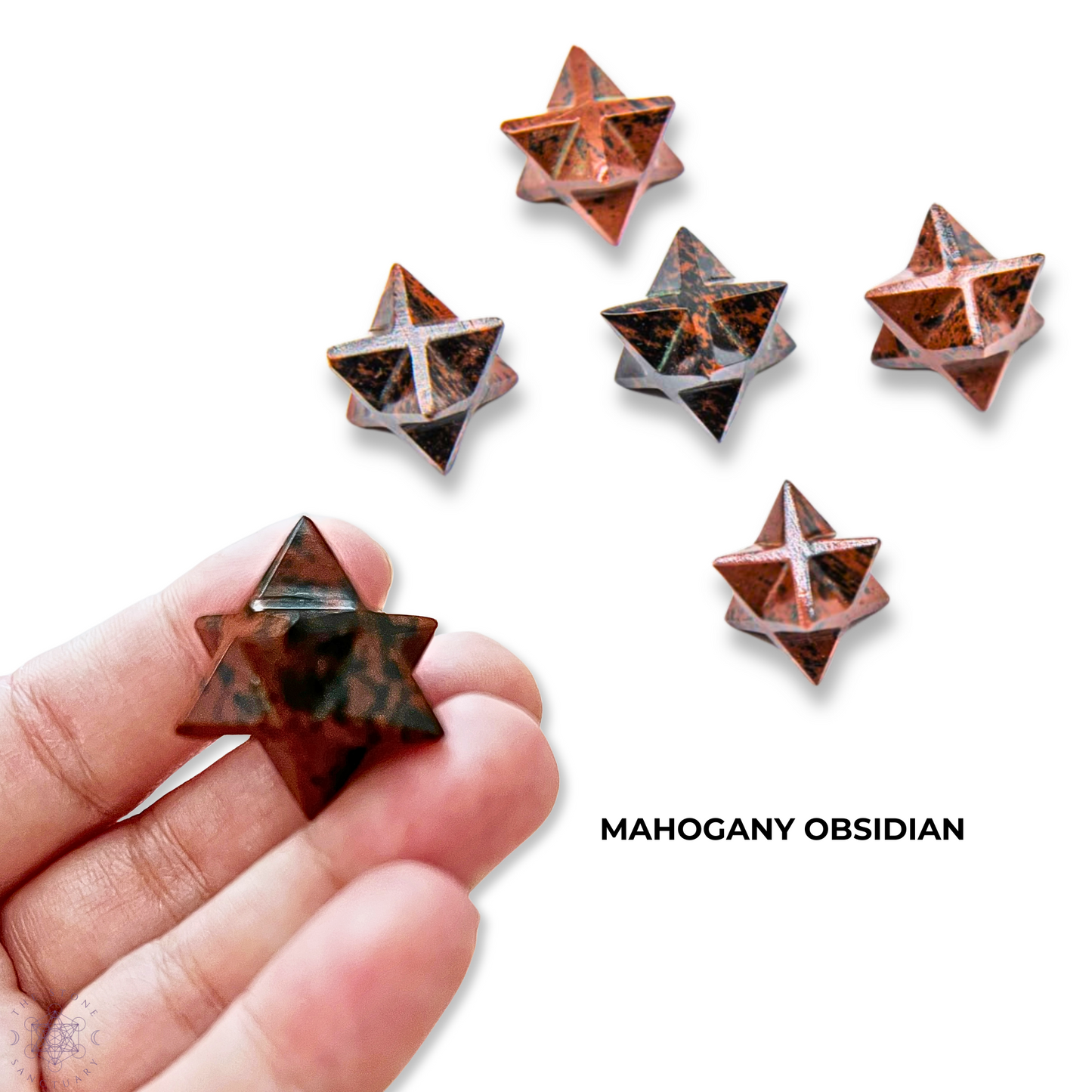 Mini Mahogany Obsidian Merkaba