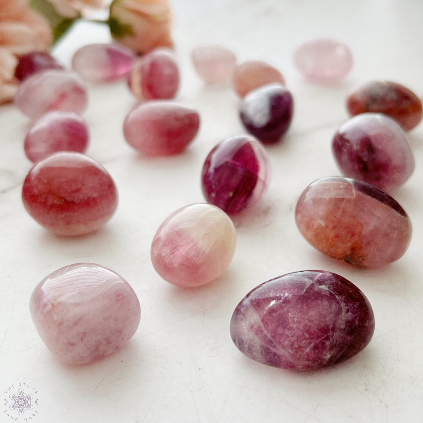 Purple Fluorite Tumbled Stones