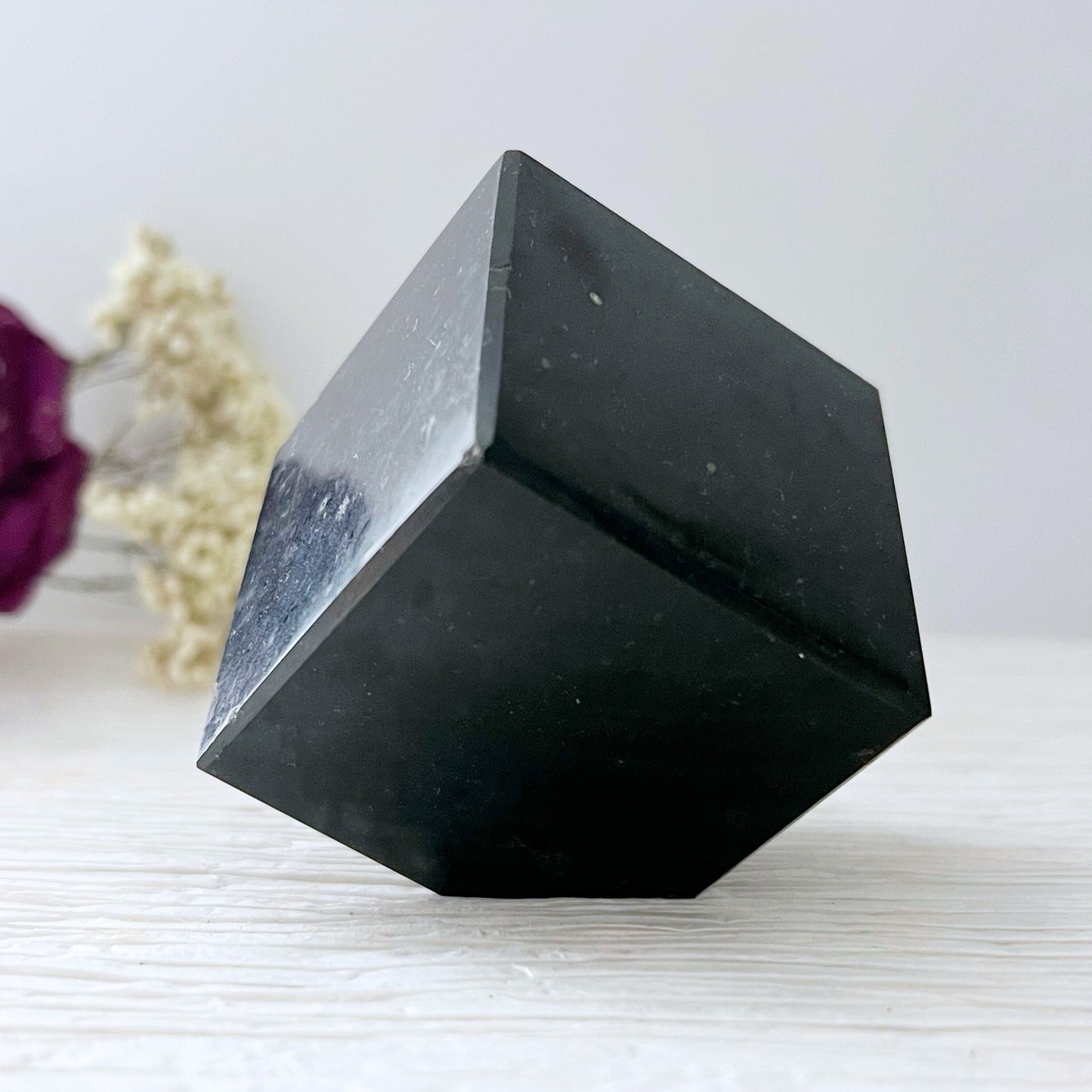 Black Tourmaline Spinning Cube