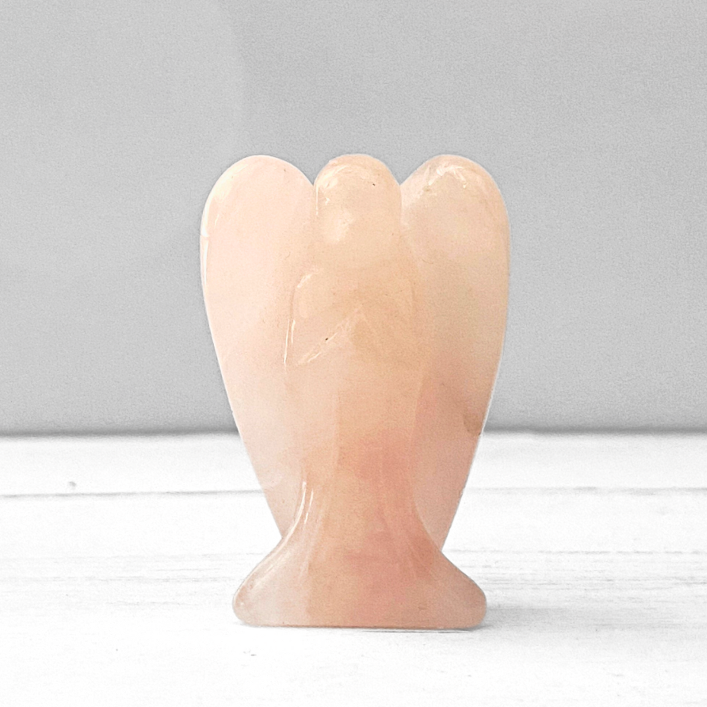 1.5" Mini Rose Quartz Crystal Angel