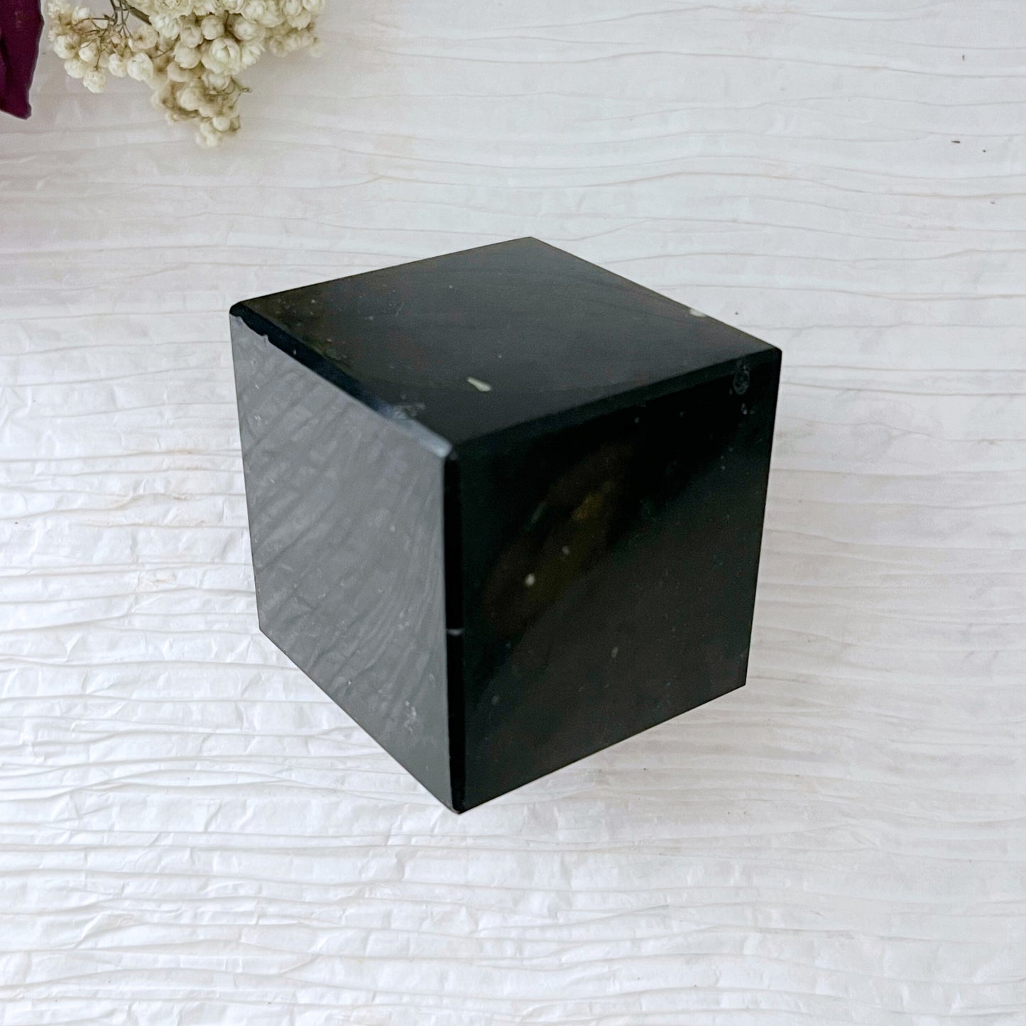 Black Tourmaline Spinning Cube