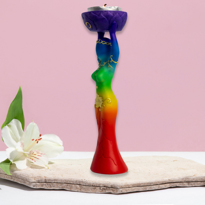 Chakra Goddess T-Light Candle Holder