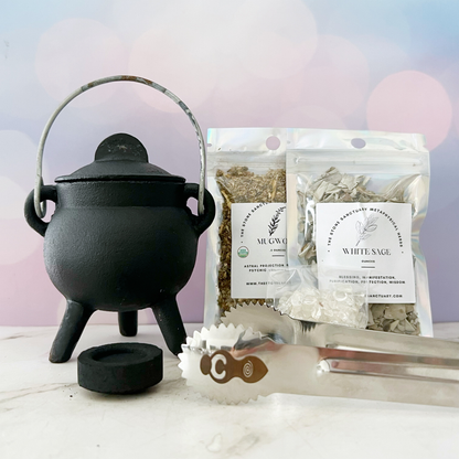 Mini Cast Iron Cauldron Kit