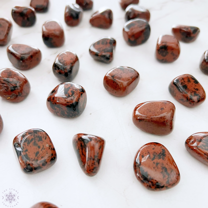 Mahogany Obsidian Tumbled Stones