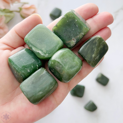 Nephrite Jade Tumbled Stones