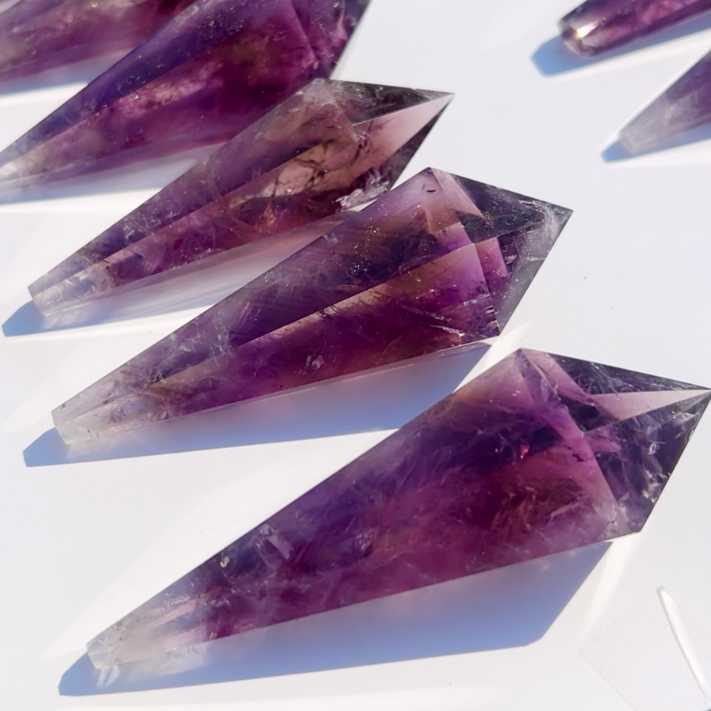 Smoky Amethyst Dragon Tooth Root Scepter - Bahia, Brazil