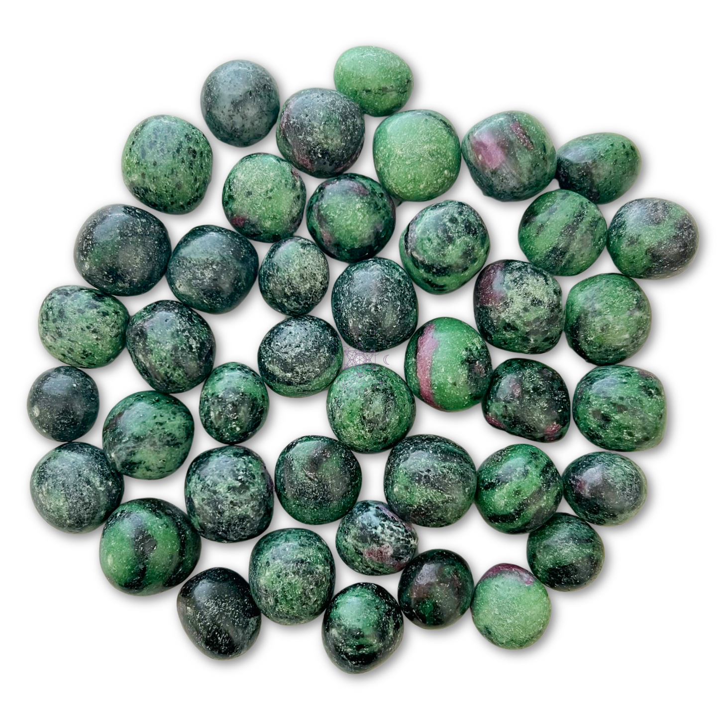 Ruby Zoisite Tumbled Stones