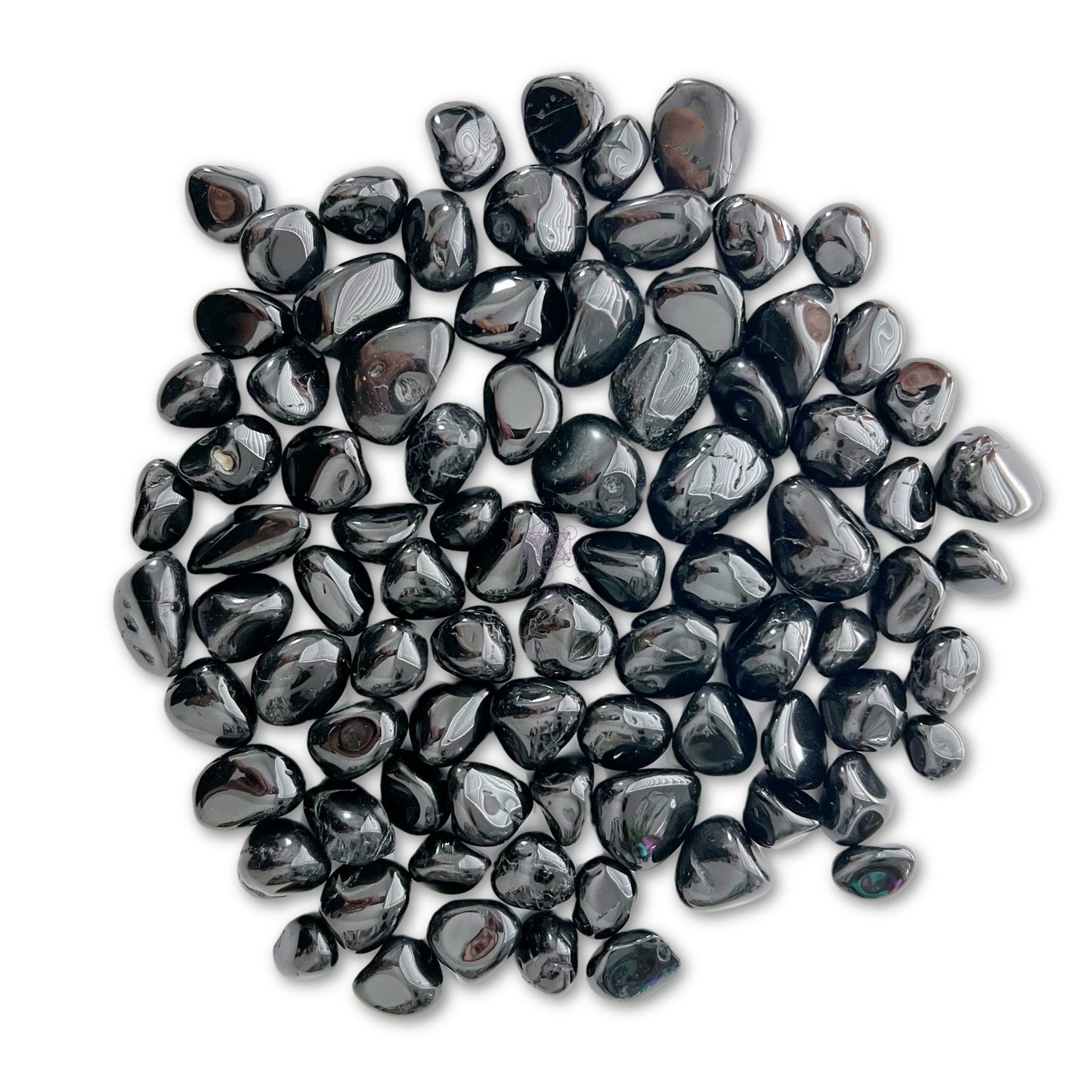 Black Spinel Tumbled Stones