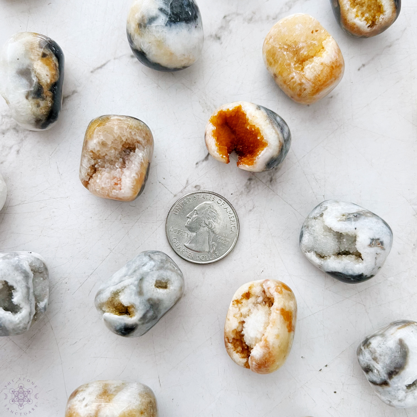 Dendritic Agate Tumbled Stones