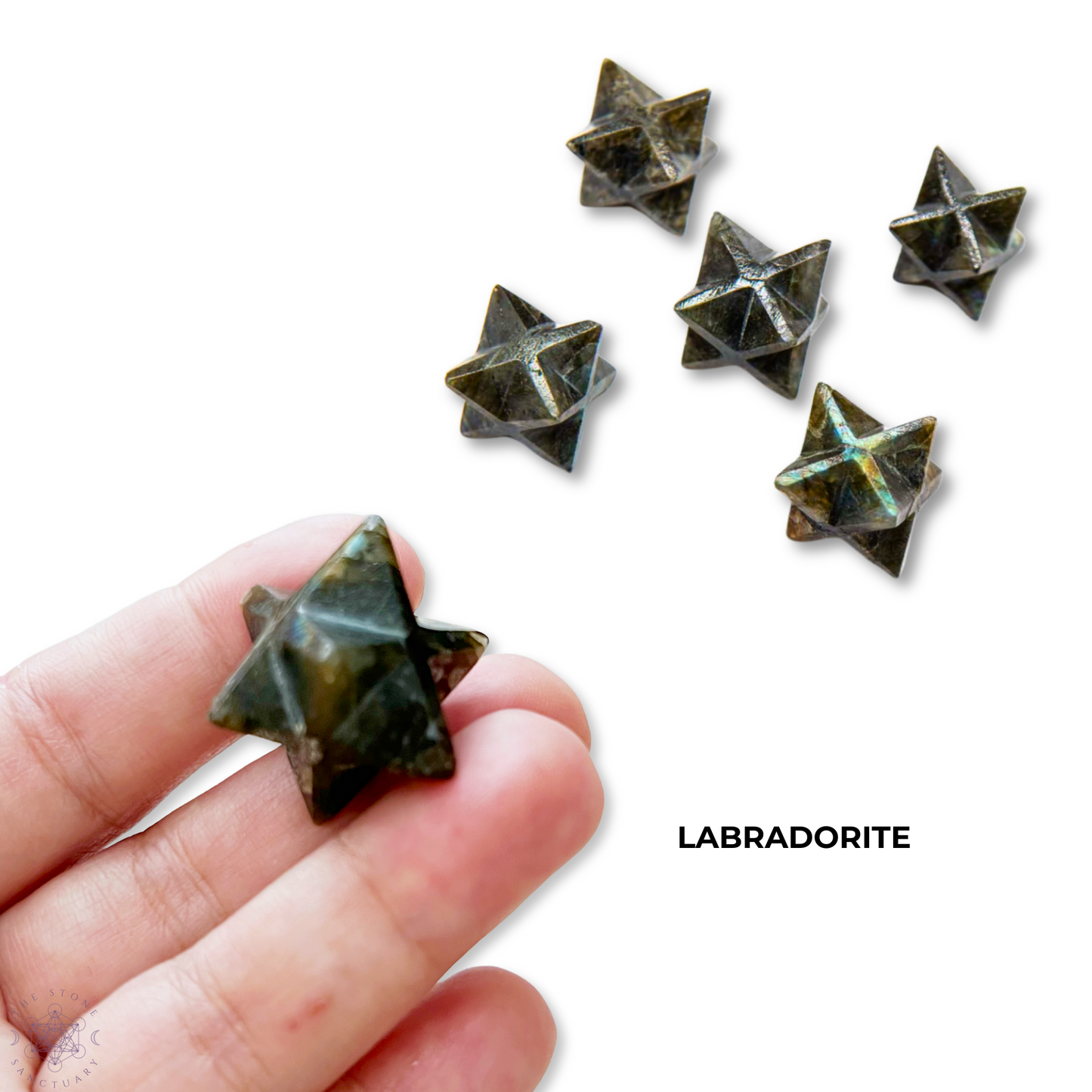 Mini Labradorite Merkaba