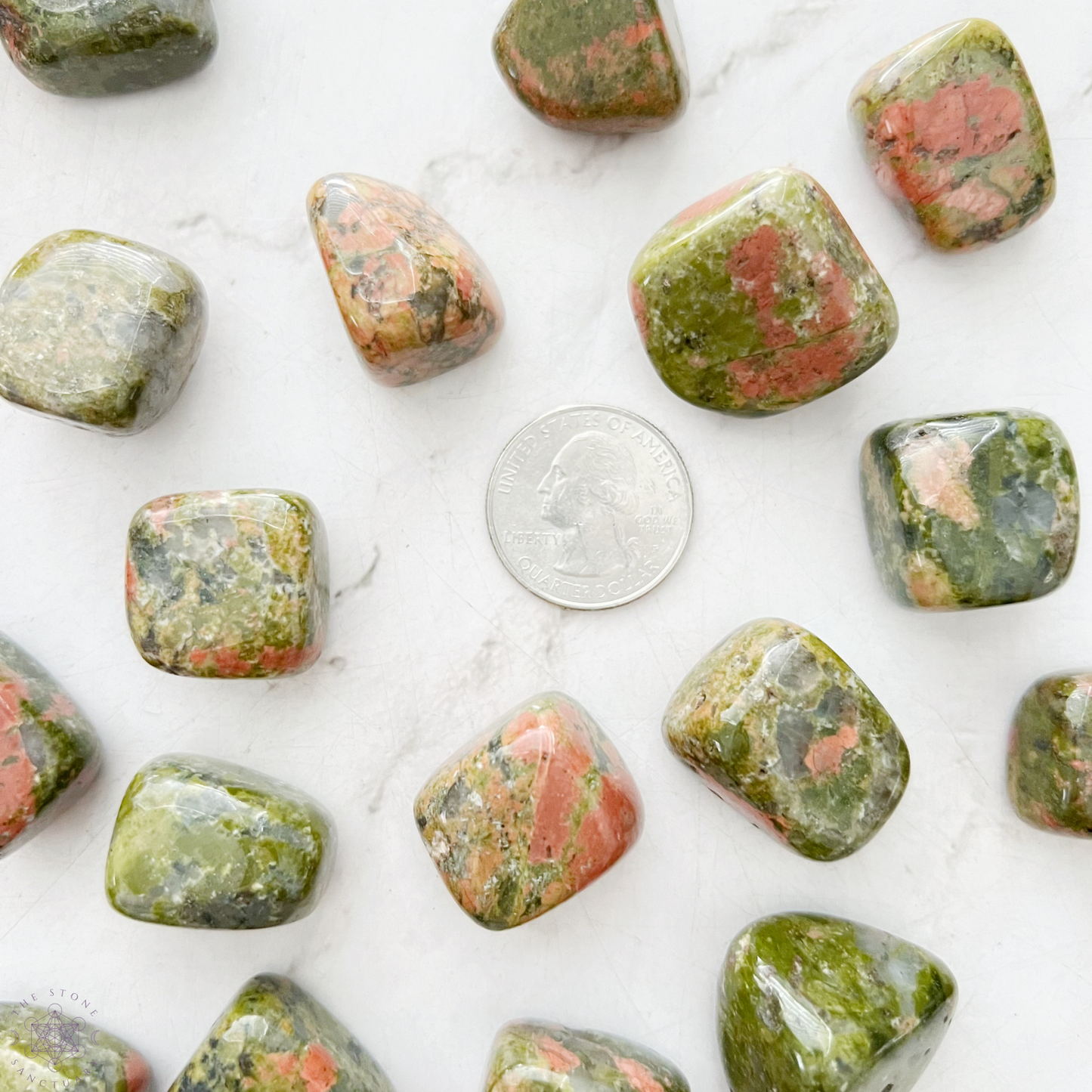 Unakite Tumbled Stones