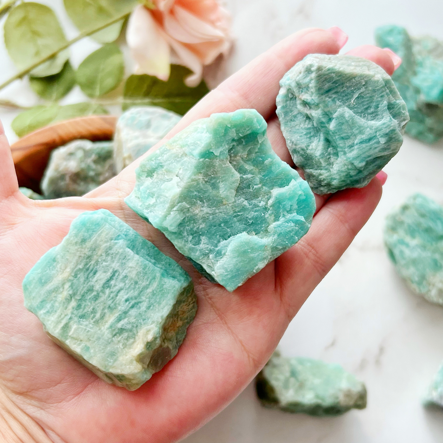 Raw Amazonite Stones