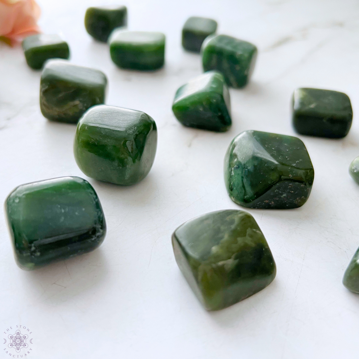 Nephrite Jade Tumbled Stones