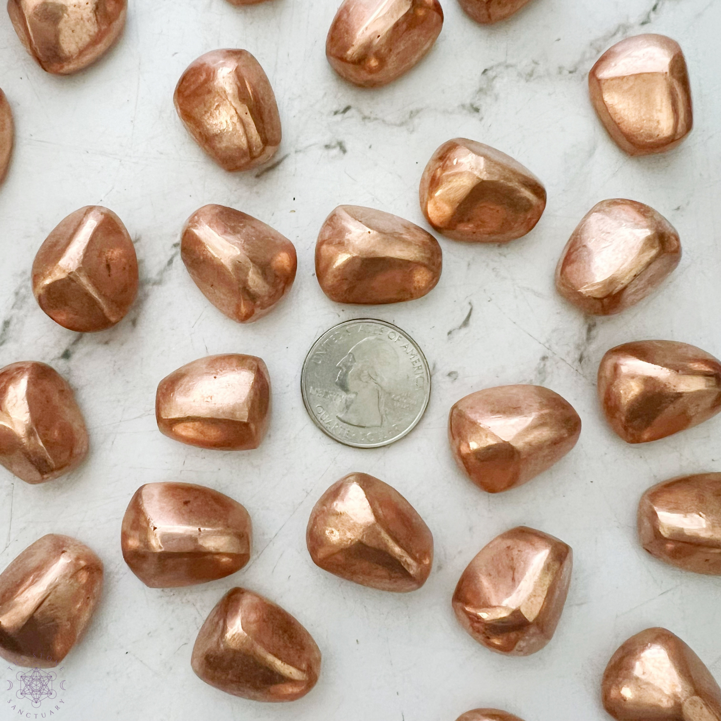 Copper Nugget Tumbled Stones