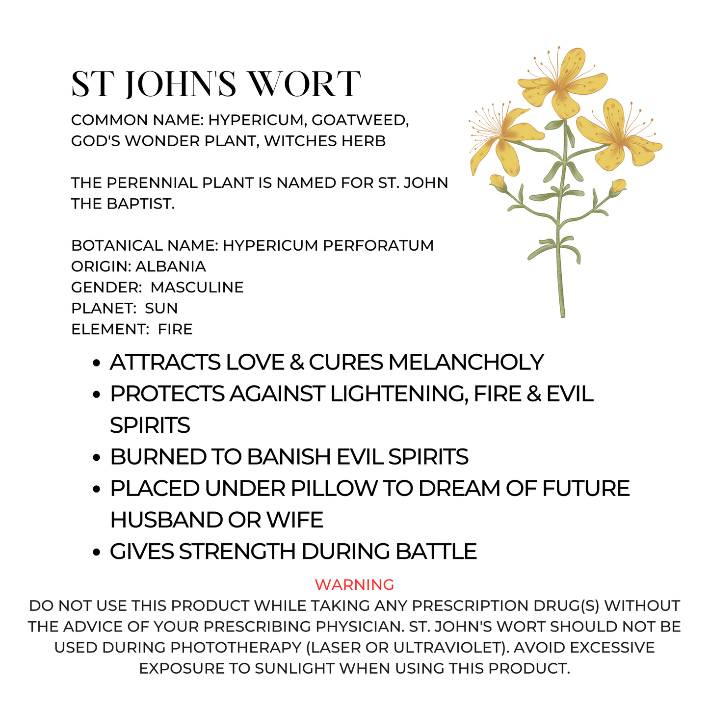 St John's Wort Herb