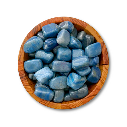 Blue Quartz Tumbled Stones