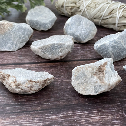 Raw Angelite Stone