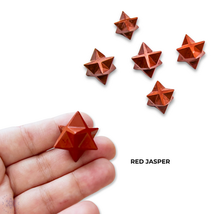 Mini Red Jasper Merkaba