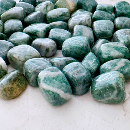 Rich Jade Tumbled Stones