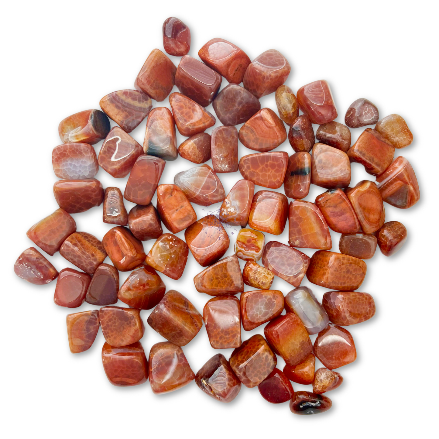 Fire Agate Tumbled Stones