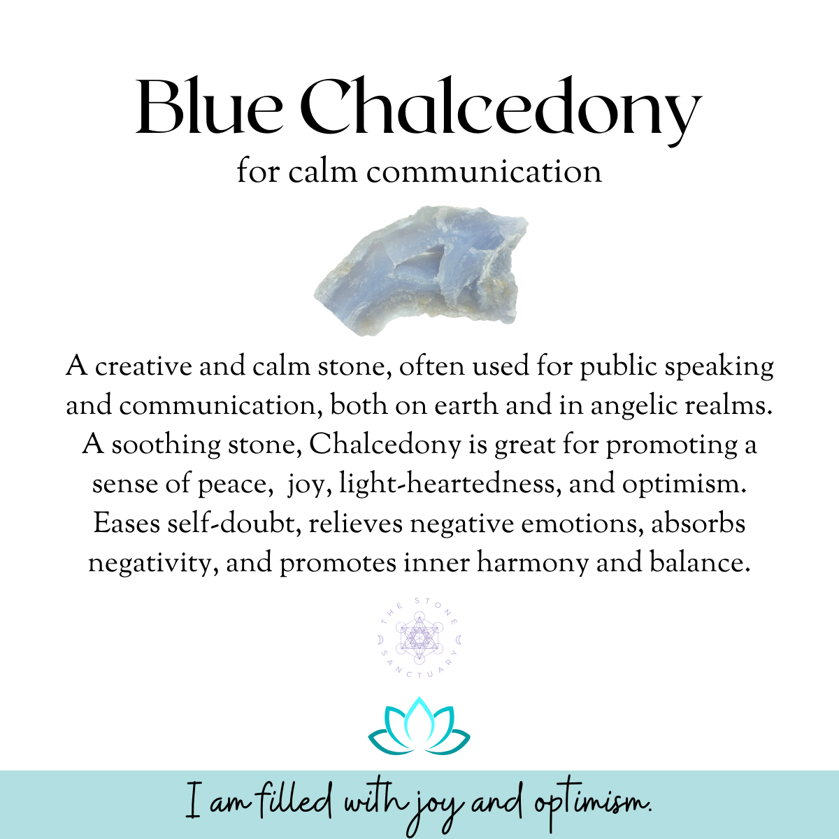 Blue Chalcedony Tumbled Stones