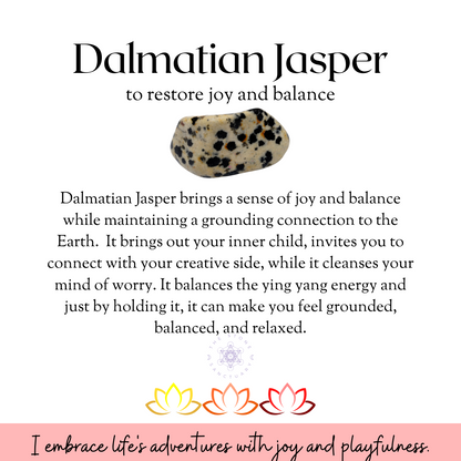 Dalmatian Jasper Tumbled Stones