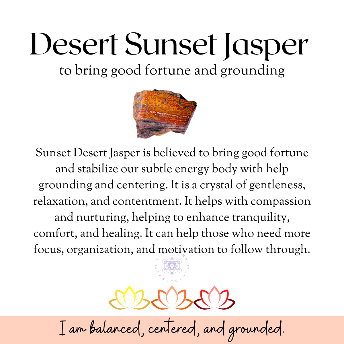 Desert Sunset Jasper Tumbled Stones