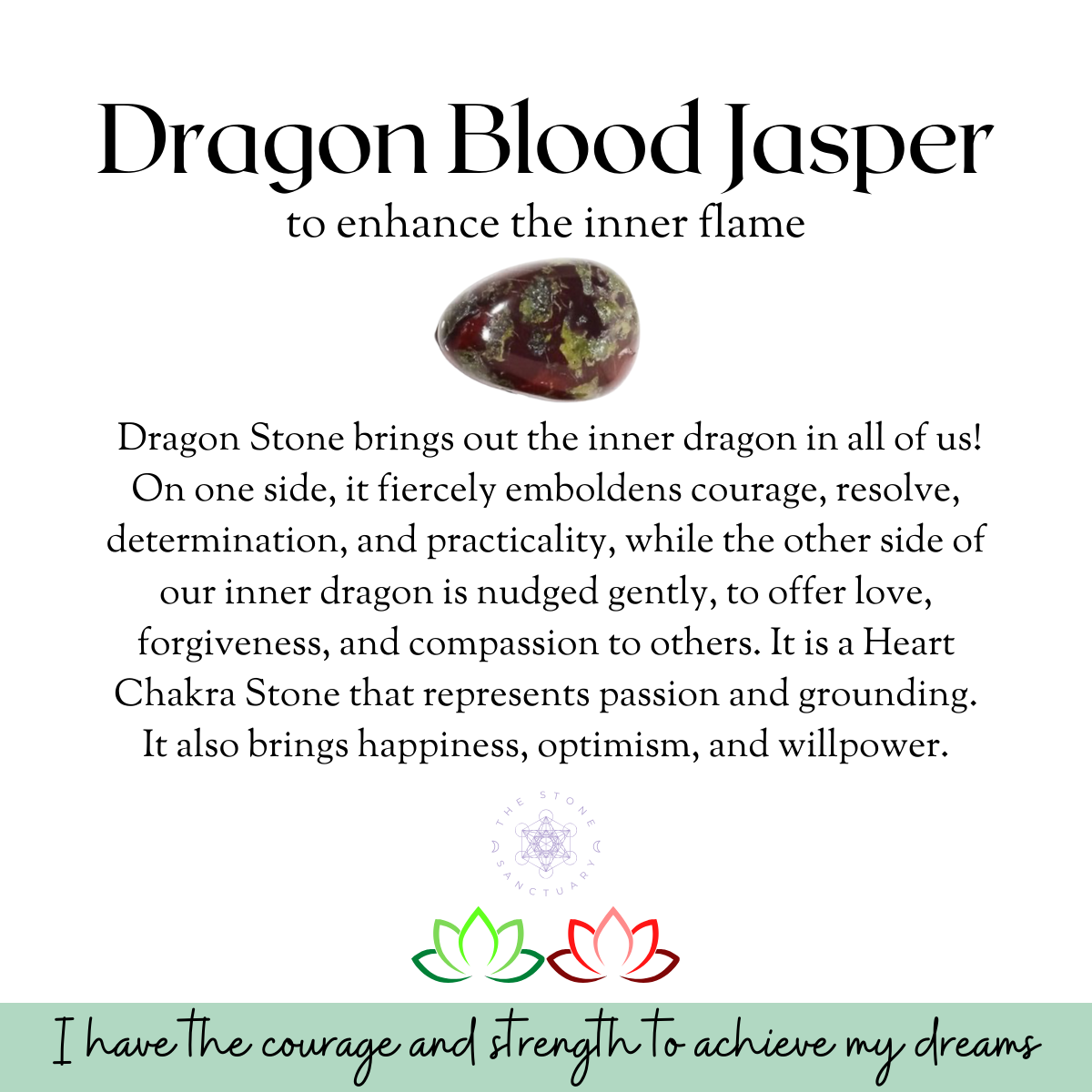 Dragon Blood Jasper Crystal Chips