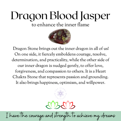 Dragon Blood Jasper Crystal Chips