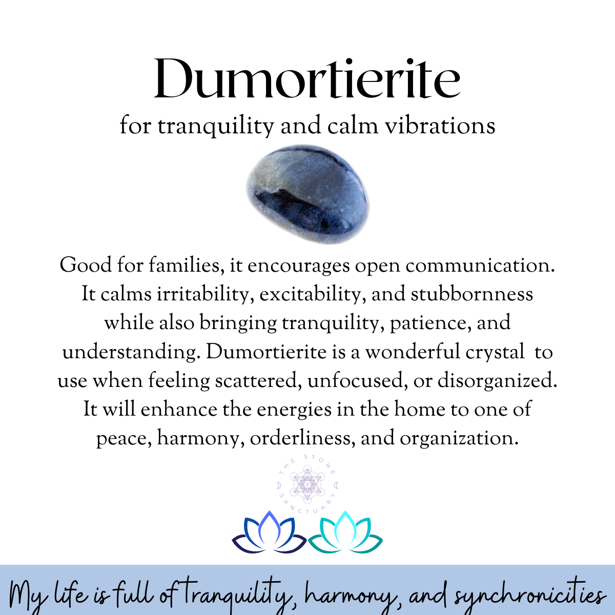 Dumortierite Tumbled Stones