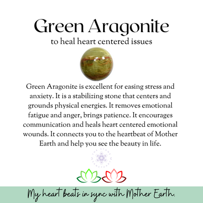 Green Aragonite Tumbled Stones