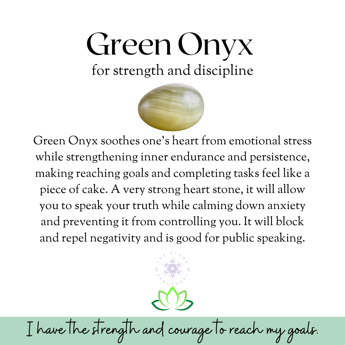 Green Onyx Tumbled Stones