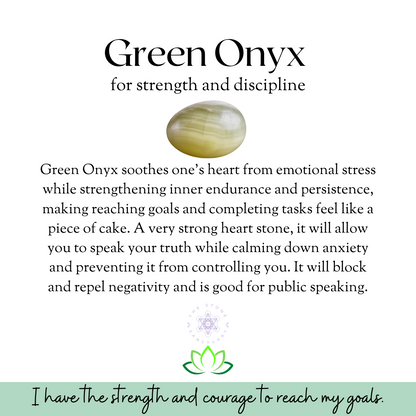 Green Onyx Tumbled Stones