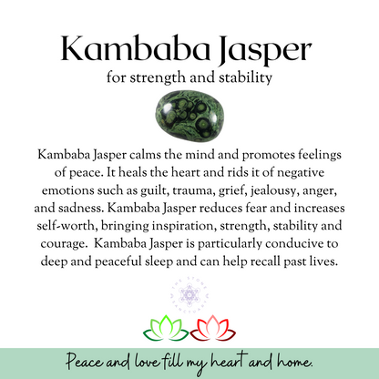 Kambaba Jasper Tumbled Stones