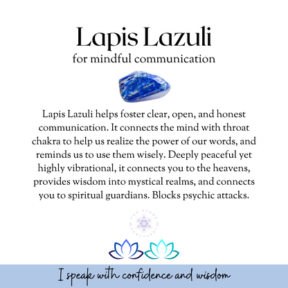 Lapis Lazuli Worry Stone