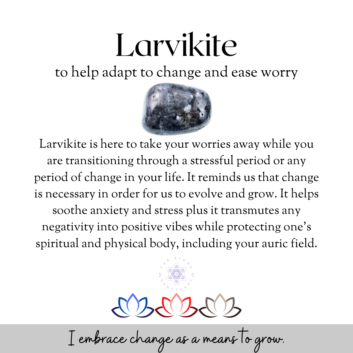 Larvikite Tumbled Stones