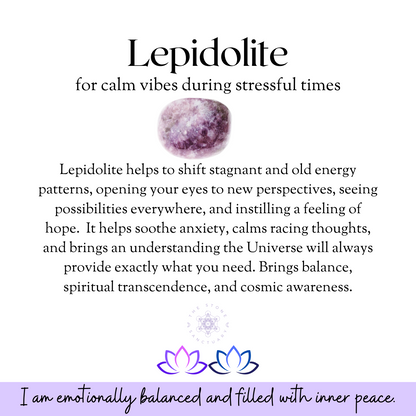 Lepidolite Tumbled Stones