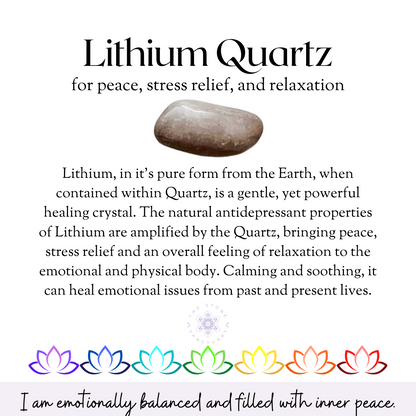 Lithium Quartz Tumbled Stones