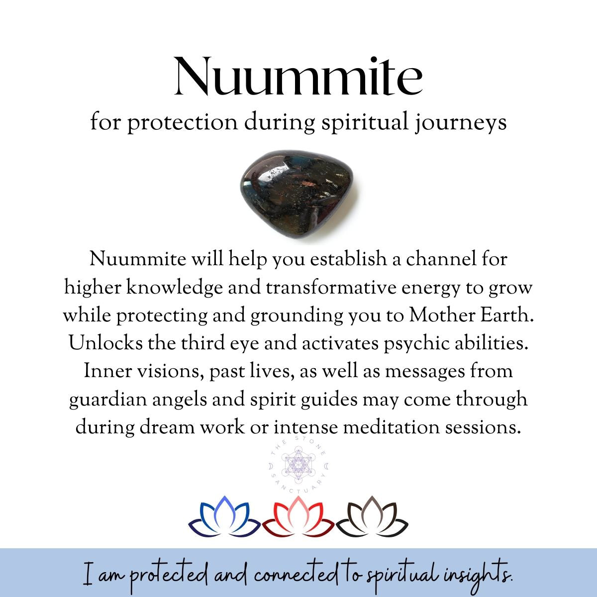 Nuummite Tumbled Stones