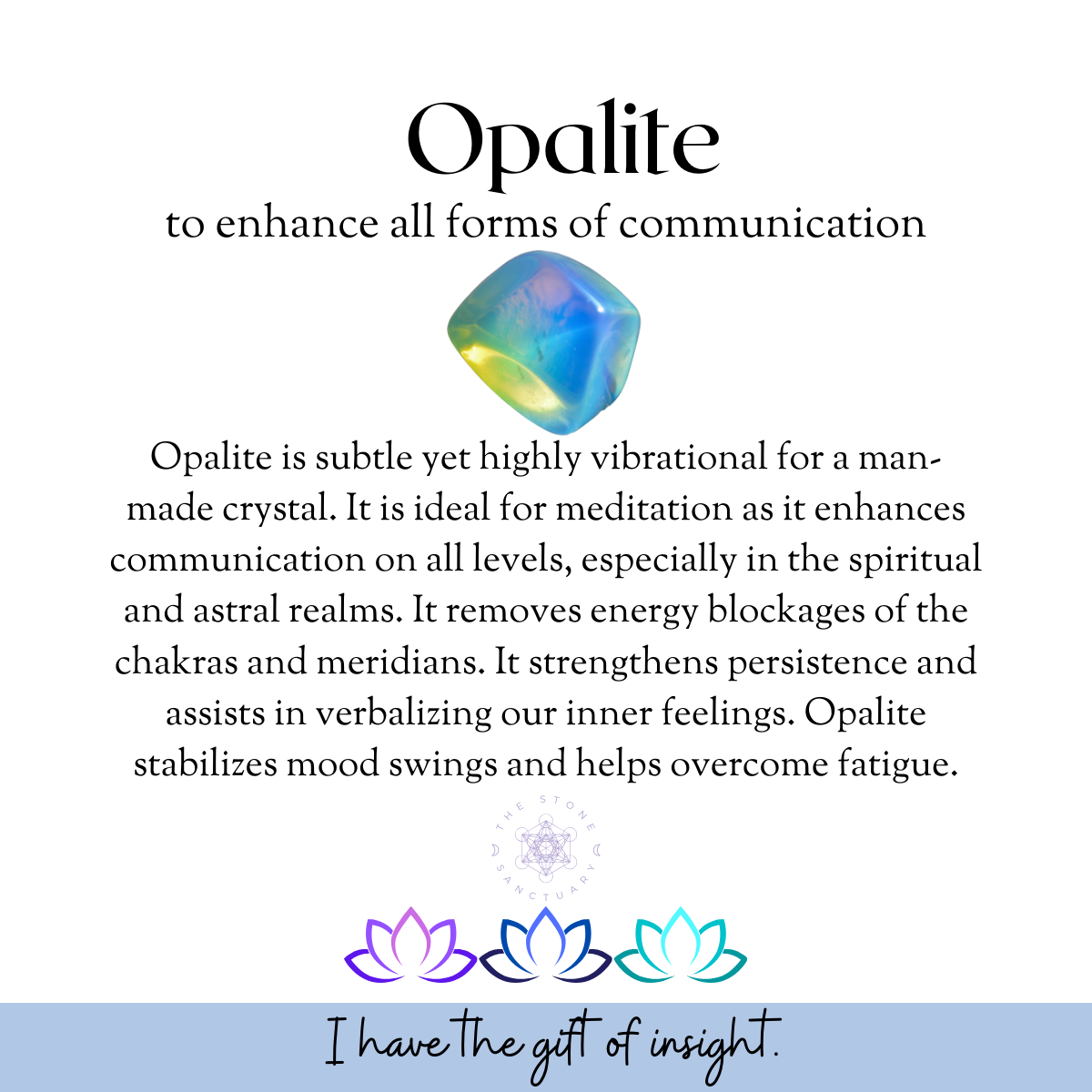 Opalite Tumbled Stones