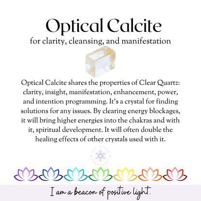 Optical Calcite Crystal Chips