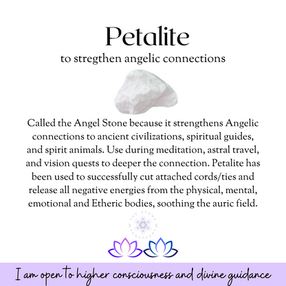 Raw Petalite Stones