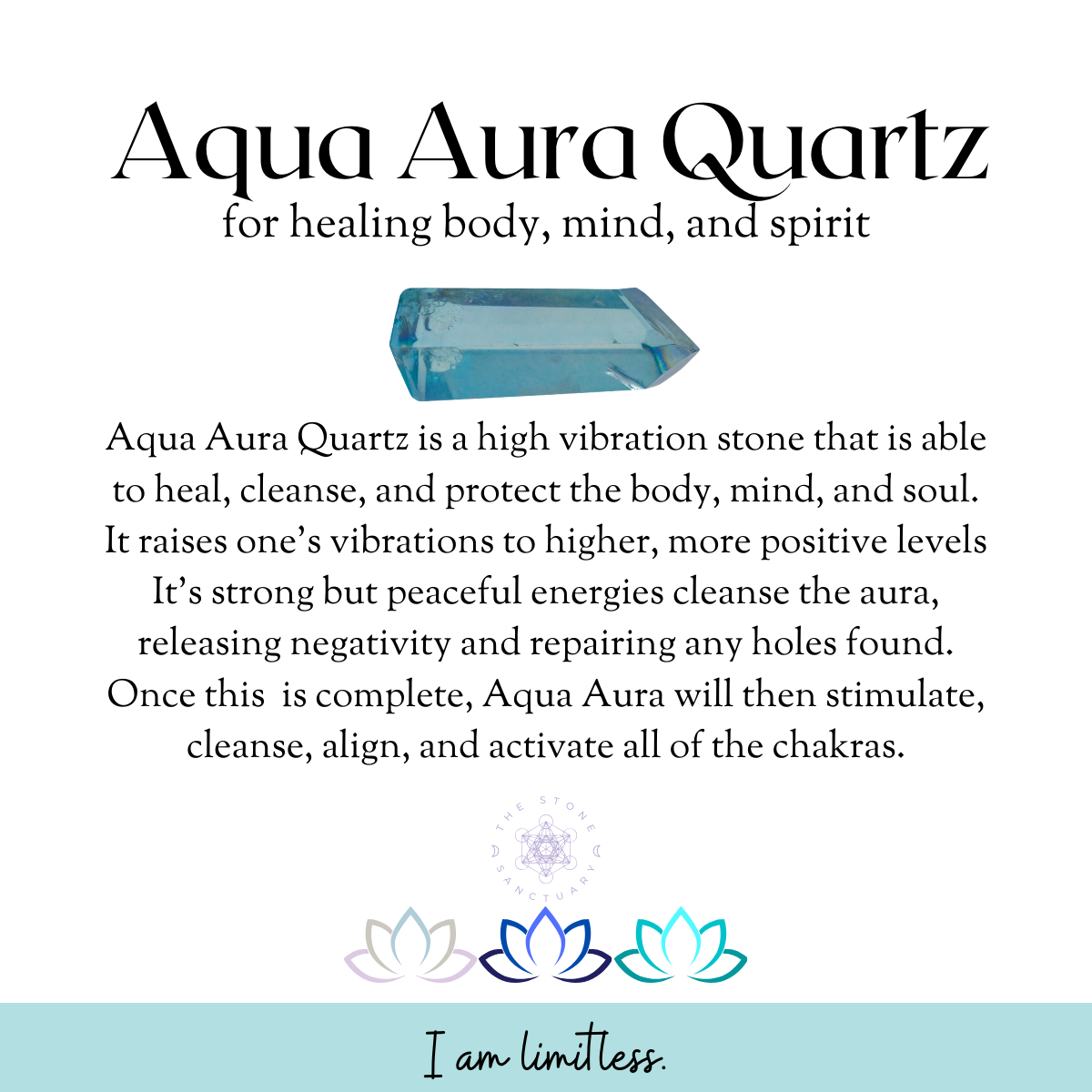 Mini Aqua Aura Quartz Crystal Sphere