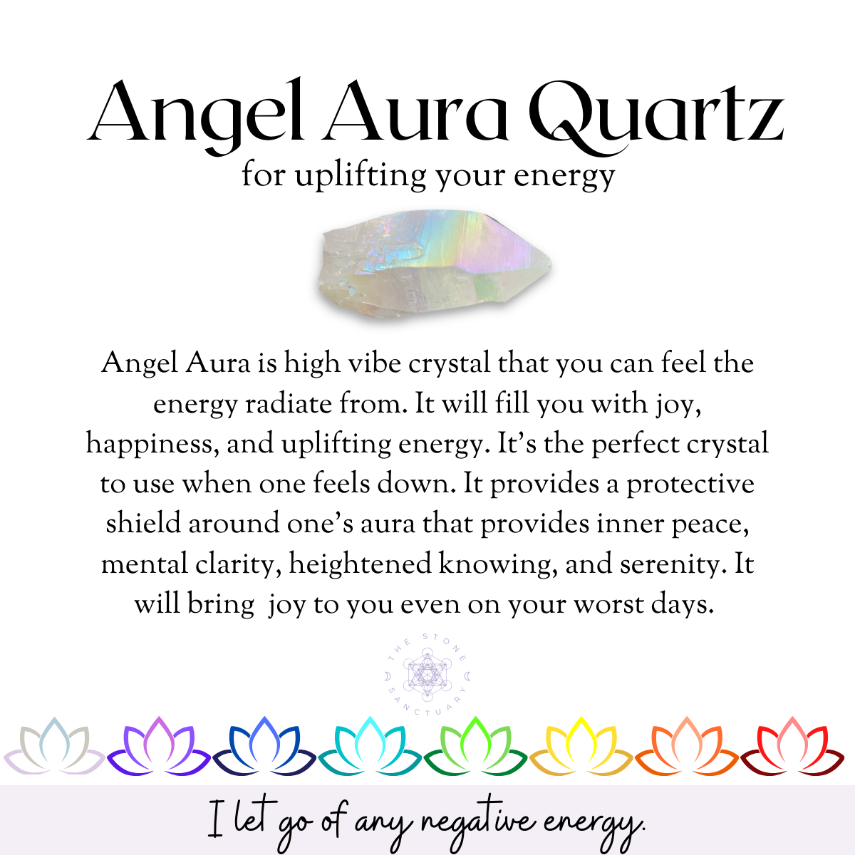 Angel Aura Quartz Crystal Chips