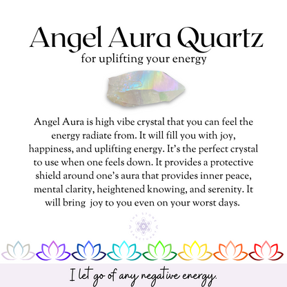 Angel Aura Quartz Crystal Chips